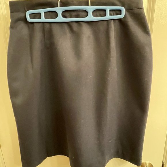 Adolfo Navy Pencil Skirt, size 14 - Picture 1 of 3